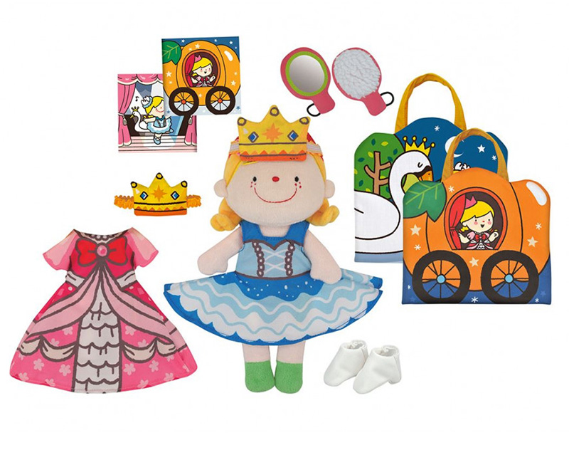 KSKIDS Set PRINCEZA i BALERINA - Role Play Doll Sets - Princess and Ballerina - KA10780 - dodatni pogled