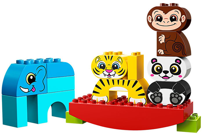 LEGO® DUPLO® Kocke - Moje prve životinje na klackalici 10884 - dodatni pogled