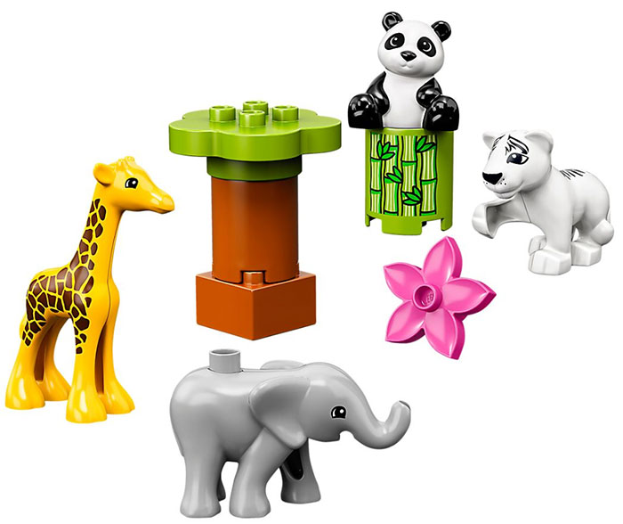 LEGO® DUPLO® Kocke - Bebe divljih životinja 10904 - dodatni pogled
