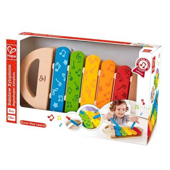 Dečija igračka drveni ksilofon Duga - dodatni pogled