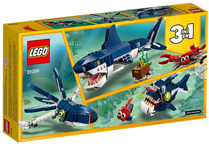 LEGO® Creator Kocke 3u1 - Stvorenja iz morskih dubina 31088 - dodatni pogled