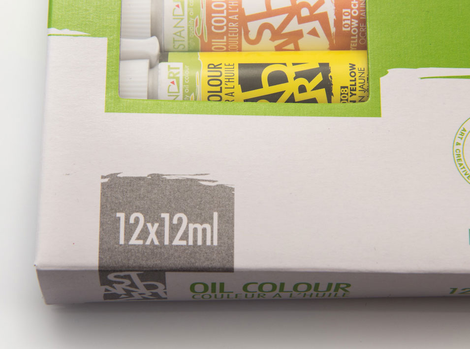 STANDART Uljane boje 12 x 12 ml 646950 - dodatni pogled