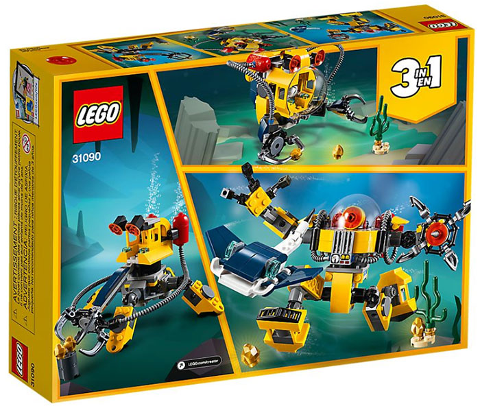 LEGO® Creator Kocke 3u1 - Podvodni robot 31090 - dodatni pogled