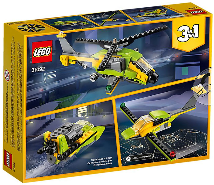 LEGO® Creator Kocke 3u1 - Helikopter avantura 31092 - dodatni pogled