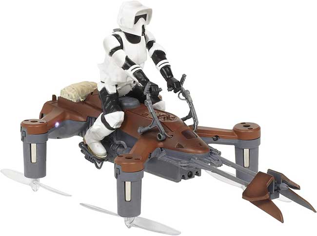 Letelica sa daljinskim upravljanjem Star Wars Speeder Bike DeLuxe Dron SW-1983-CX - dodatni pogled