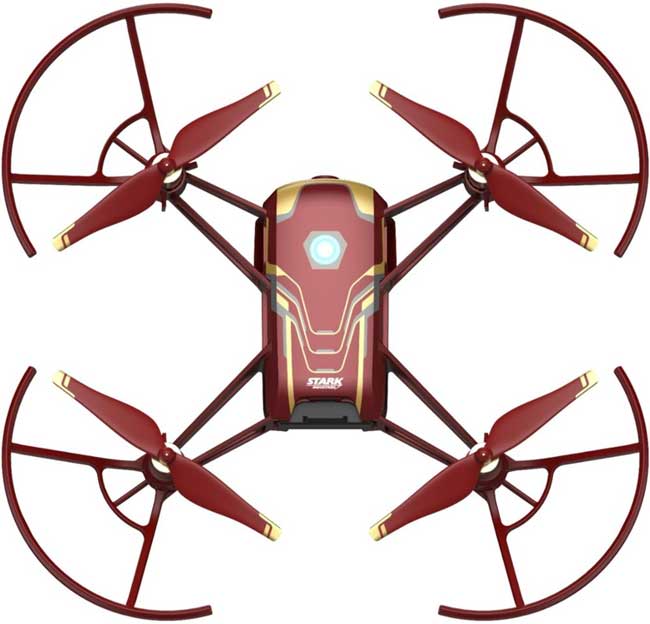 Ryze Tech Dron Tello Iron Man Edition - dodatni pogled