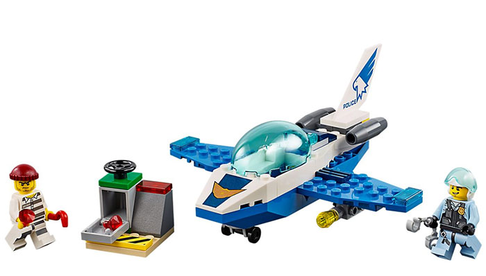 LEGO® City Kocke Policija - Policijski patrolni avion 60206 - dodatni pogled