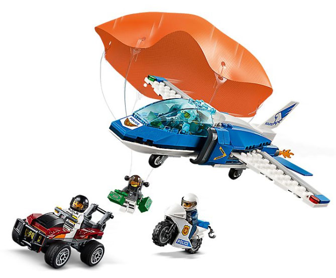 LEGO® City Kocke Policajci hapse lopove padobrance 60208 - dodatni pogled
