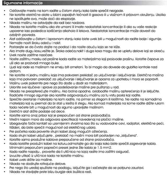 Specijalna bušilica WSB400 71040000 - dodatni pogled