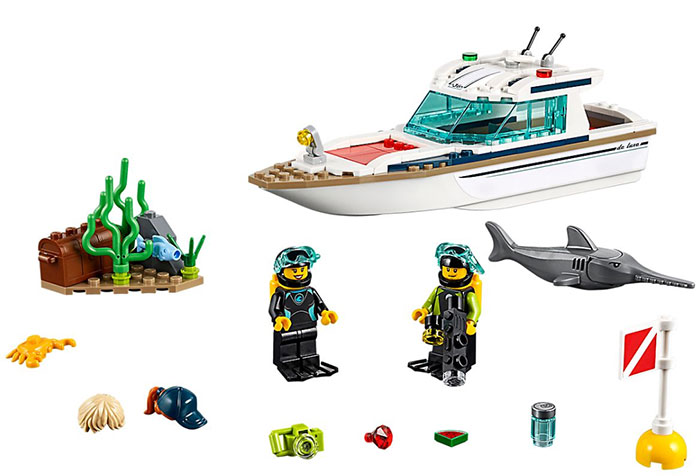LEGO® City Kocke Ronilačka jahta 60221 - dodatni pogled