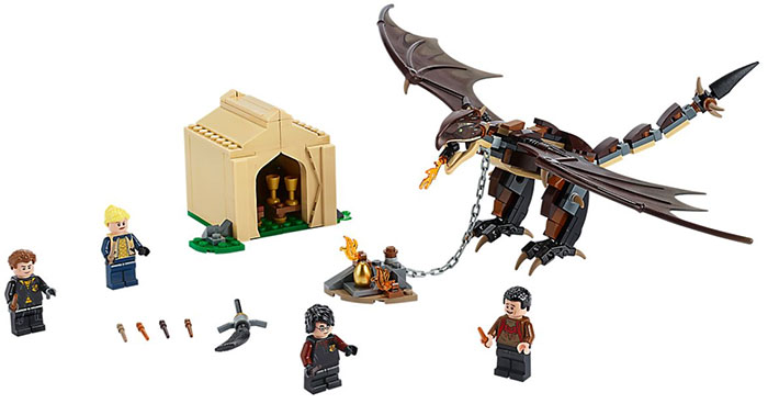 LEGO® Kocke Harry Potter - Izazov sa mađarskim šiljorepim zmajem na Tročarobnjačkom turniru 75946 - dodatni pogled
