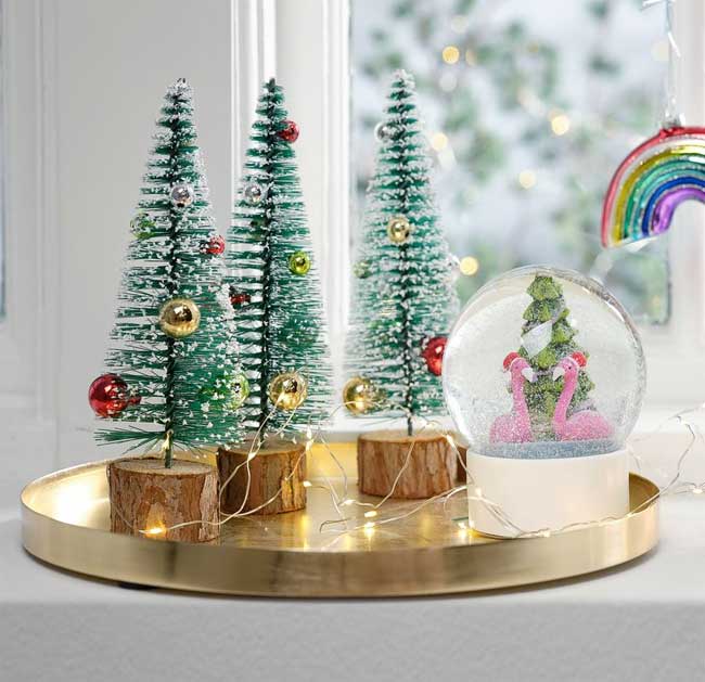 Novogodišnja jelka sa ukrasima 21cm - dodatni pogled