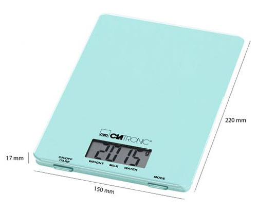 Kuhinjska vaga Clatronic - KW3626 Plava 5kg - dodatni pogled