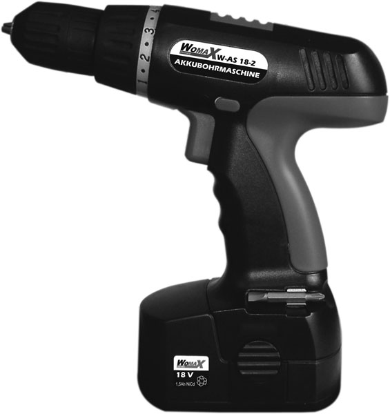 Aku bušilica WAS18-2 sa dve baterije 71211802 - dodatni pogled