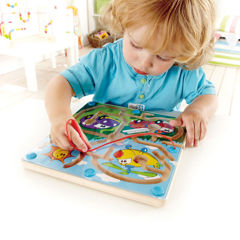 Drvena igračka Magnetni lavirint Mighty Motors - dodatni pogled
