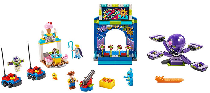 LEGO® Kocke Disney Toy Story 4 - Priča o igračkama - Baz, Vudi i karneval 10770 - dodatni pogled