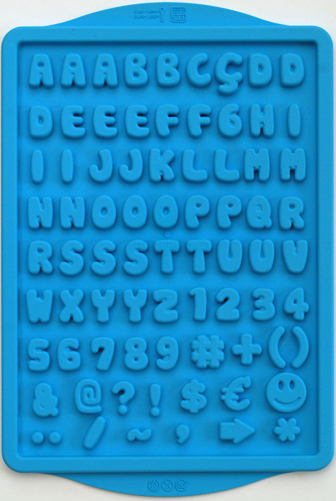 PEBEO Gedeo Mould Alphabet – Numbers – Special Characters - Kalup za livenje SLOVA 30 x 20cm 667029 - dodatni pogled