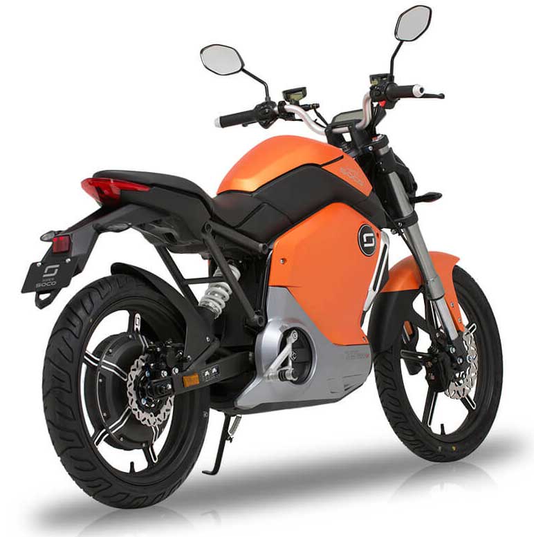 Električni Motocikl - Skuter Super Soco TS1200R Orange - dodatni pogled