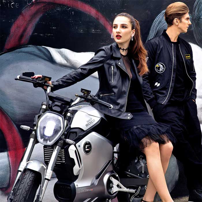 Električni Motocikl - Skuter Super Soco TS1200R White - dodatni pogled