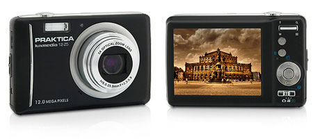 Praktica Luxmedia 12 Z5 digitalni fotoaparat crni - dodatni pogled