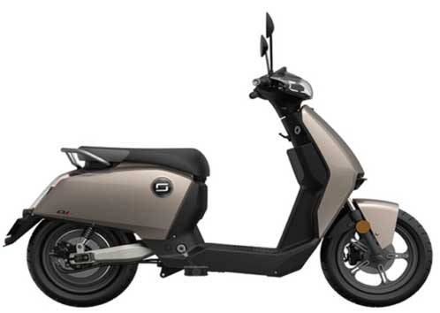 Električni Motocikl - Skuter Super Soco CUX Silver - dodatni pogled