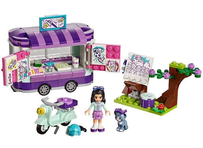 LEGO® FRIENDS Kocke - Emin umetnički štand 41332 - dodatni pogled