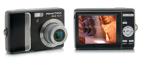 Praktica DCZ 12.1 crni digitalni fotoaparat - dodatni pogled