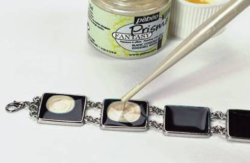 PEBEO Fantasy Accessories - Podloga od metala za nakit KVADRATNI PRSTEN 664350 - dodatni pogled