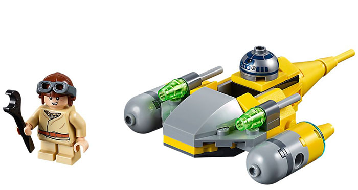 LEGO® STAR WARS™ Kocke - Naboo Starfighter Microfighter 75223 - dodatni pogled