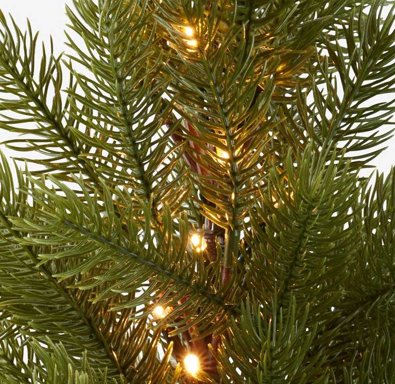 Novogodišnja jelka visine 75cm sa LED lampicama na baterije - dodatni pogled