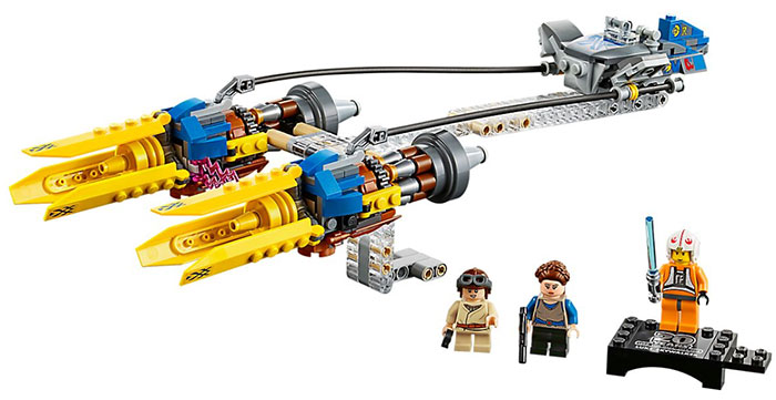 LEGO® STAR WARS™ Kocke - Anakins Podracer – 20th Anniversary Edition 75258 - dodatni pogled