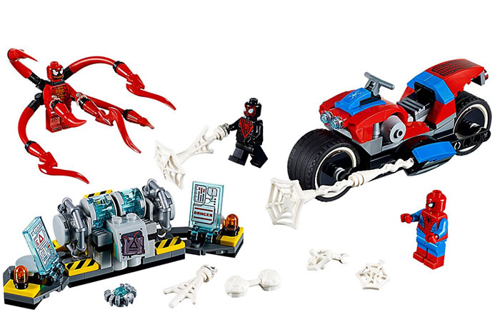 LEGO® Kocke Super Heroji - Spajdermen - Pomoć na motoru 76113 - dodatni pogled