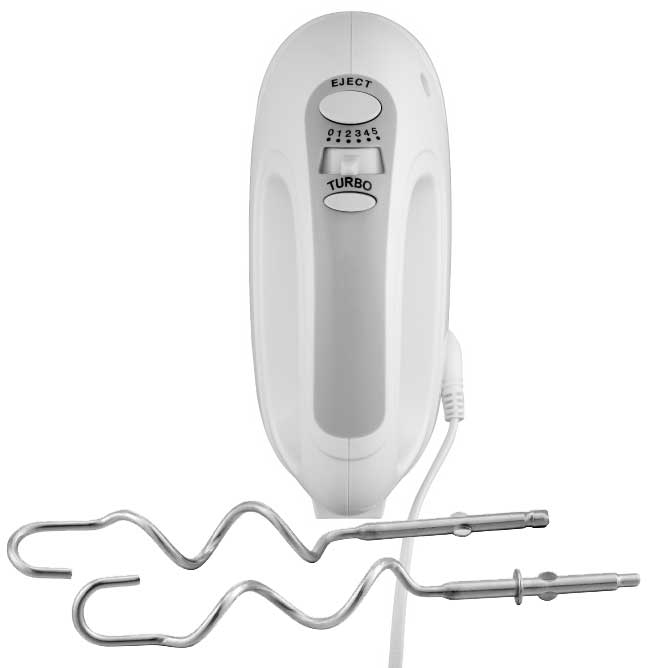 Iskra ručni kuhinjski mikser 300W SW-709-WH - dodatni pogled