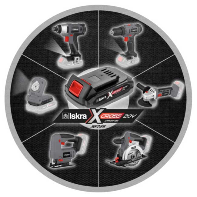 Iskra X-Cross punjiva Li-ion baterija 2Ah 20V BP27Li-20020 - dodatni pogled