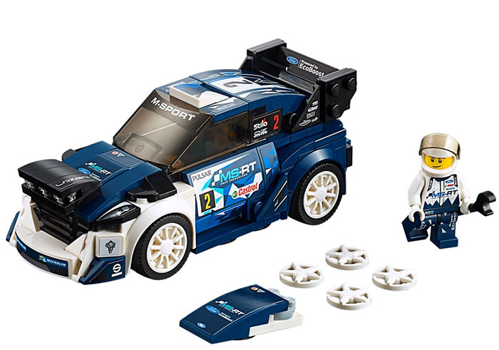 LEGO® Kocke Speed Champions - Ford Fiesta M-Sport WRC 75885 - dodatni pogled