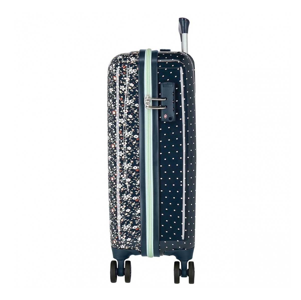 Tvrdi kabinski kofer za putovanja Pepe Jeans Alenka navy 67117 - dodatni pogled