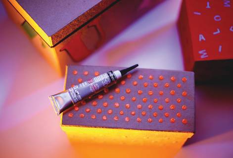 PEBEO Deco3D Touch - Glitter - Dekorativna reljefna boja AUBURN 505 svetlucava 30ml 664249 - dodatni pogled