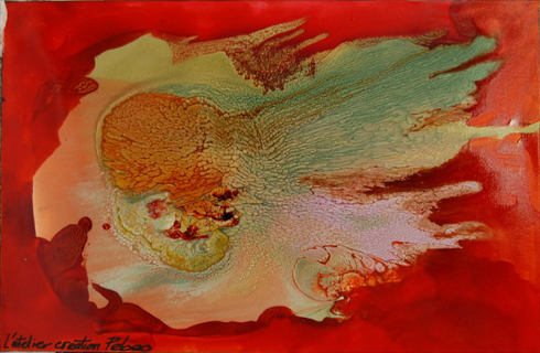 PEBEO Fantasy Moon Hammered Effect - Salmon 19 - Boja sa efektom LOSOS 45ml 664336 - dodatni pogled