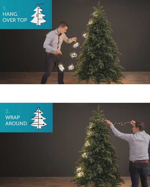 Lumineo Novogodišnje stepenaste LED lampice 1-2-glow Compact 6 nivoa 540 LED 49.5431 - dodatni pogled