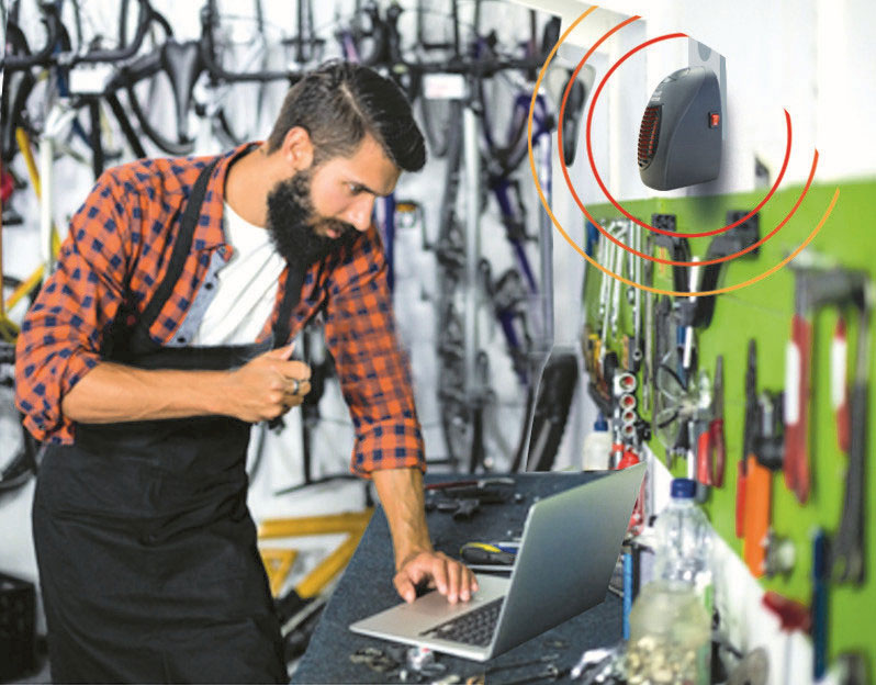 Starlyf mini grejalica crna delux sa daljinskim upravljačem - dodatni pogled