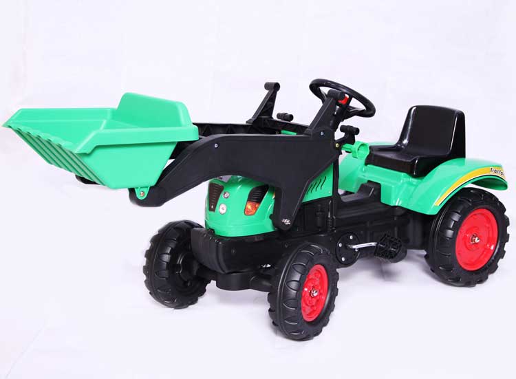 Dečiji Traktor na pedale sa utovarnom kašikom 03 Zeleni Go 1005 - dodatni pogled