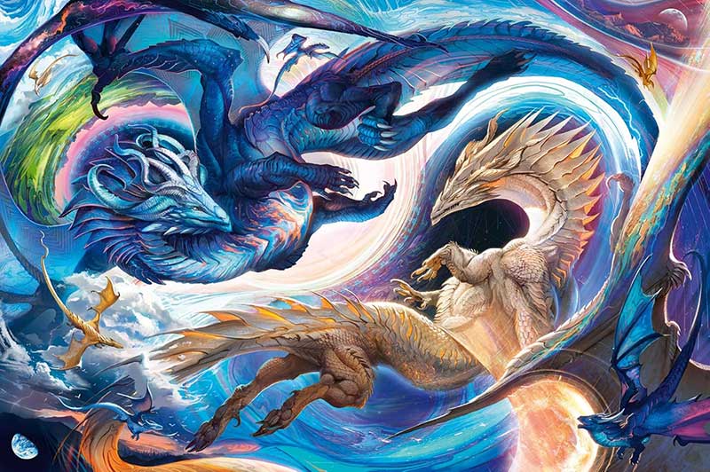 Puzzle slagalica 5000 delova Zmaj Dan i noć Ravensburger 12000813 - dodatni pogled