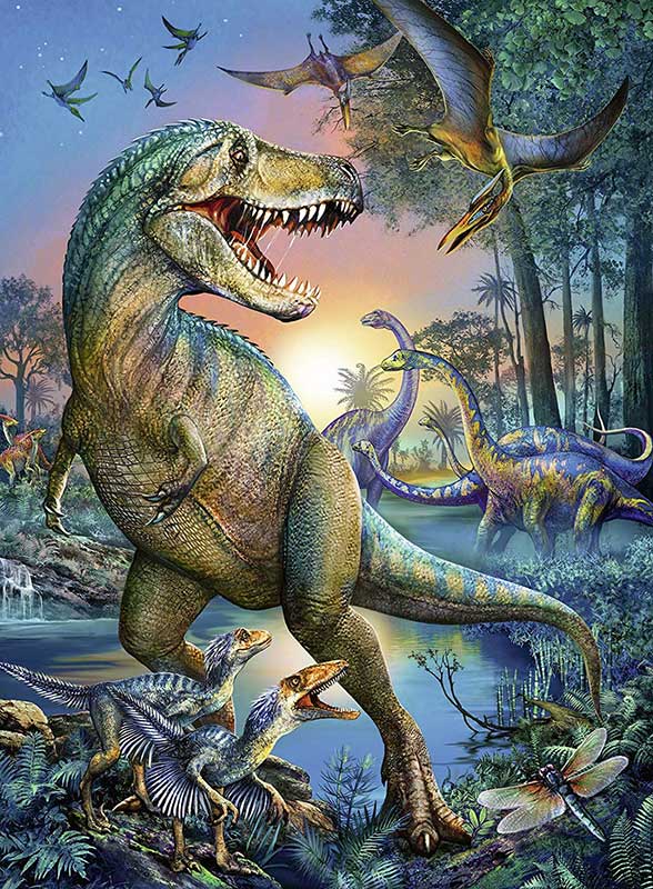 Ravensburger Puzzle XXL 150 delova - Dinosaurusi 10052 - dodatni pogled