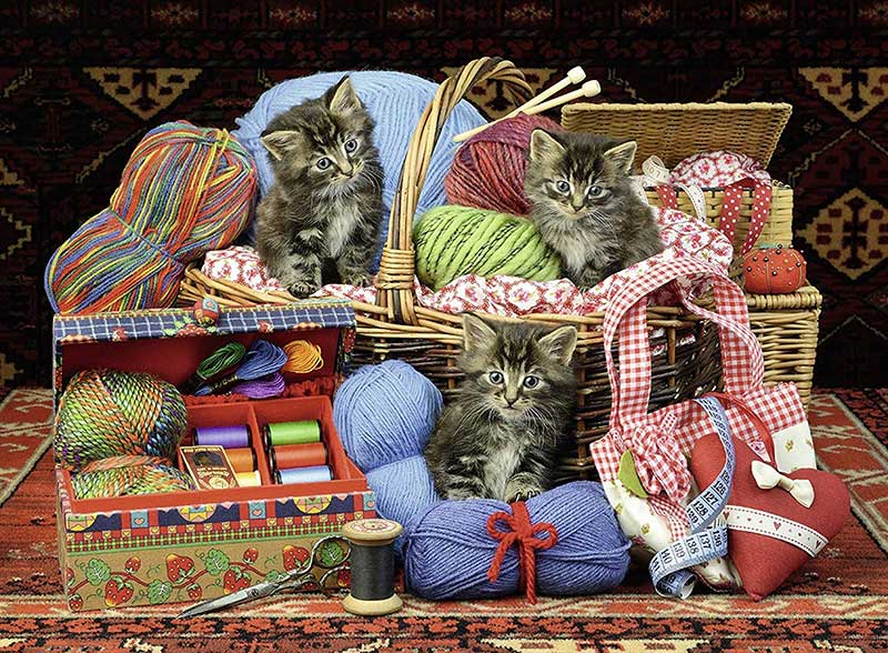 Ravensburger Puzzle 500 delova - Radost pletenja 14785 - dodatni pogled