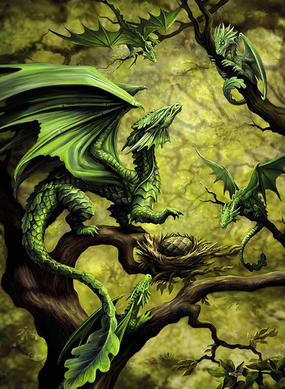 Ravensburger Puzzle 500 delova - Age of Dragons by Anne Stokes 14789 - dodatni pogled