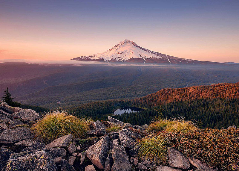 Ravensburger Slagalica 1000 delova - Lepi predeli - Planina Hud, Oregon, SAD 15157 - dodatni pogled