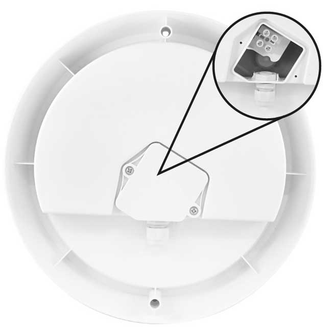 LED brodska lampa Za spoljnu upotrebu 18W LBC6-220-CW/WH - dodatni pogled