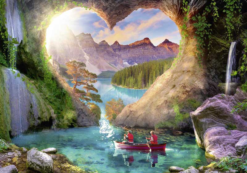 Ravensburger Puzzle 1000 delova - Morska pećina u obliku srca 15272 - dodatni pogled