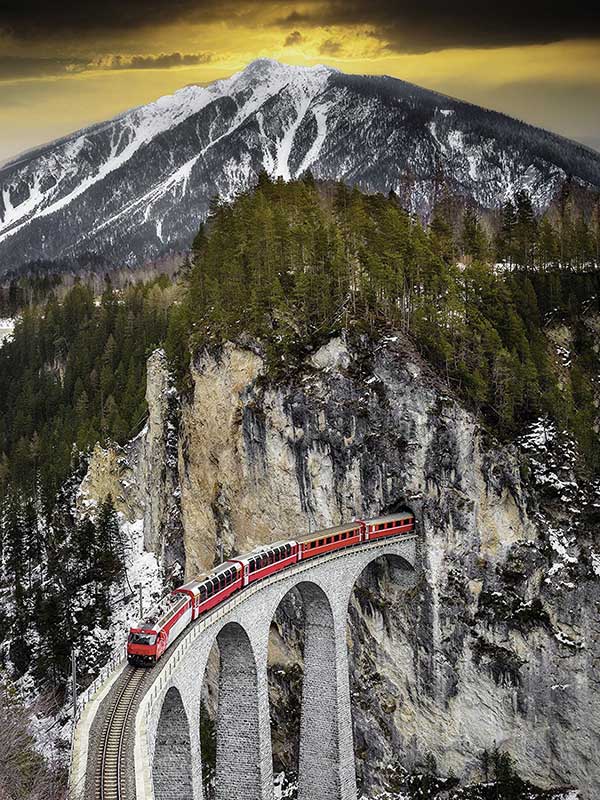 Ravensburger Puzzle 1500 delova - Kanjon zimi 16358 - dodatni pogled