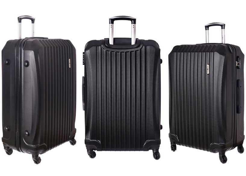 Set ABS kofera Enova Sevilla Black 55cm-65cm-75cm 514240 - dodatni pogled